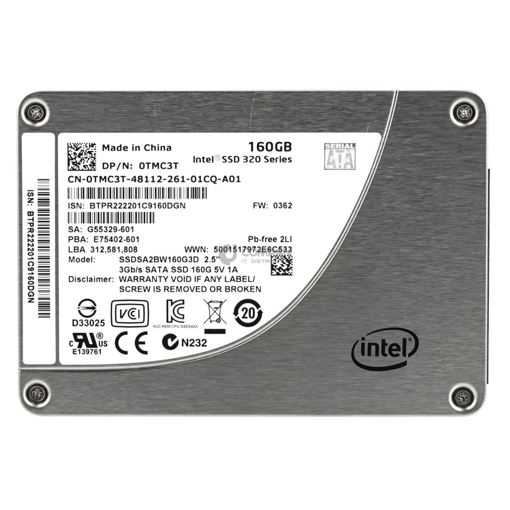 TMC3T DELL SSD 160GB SATA 3G 2.5" SFF